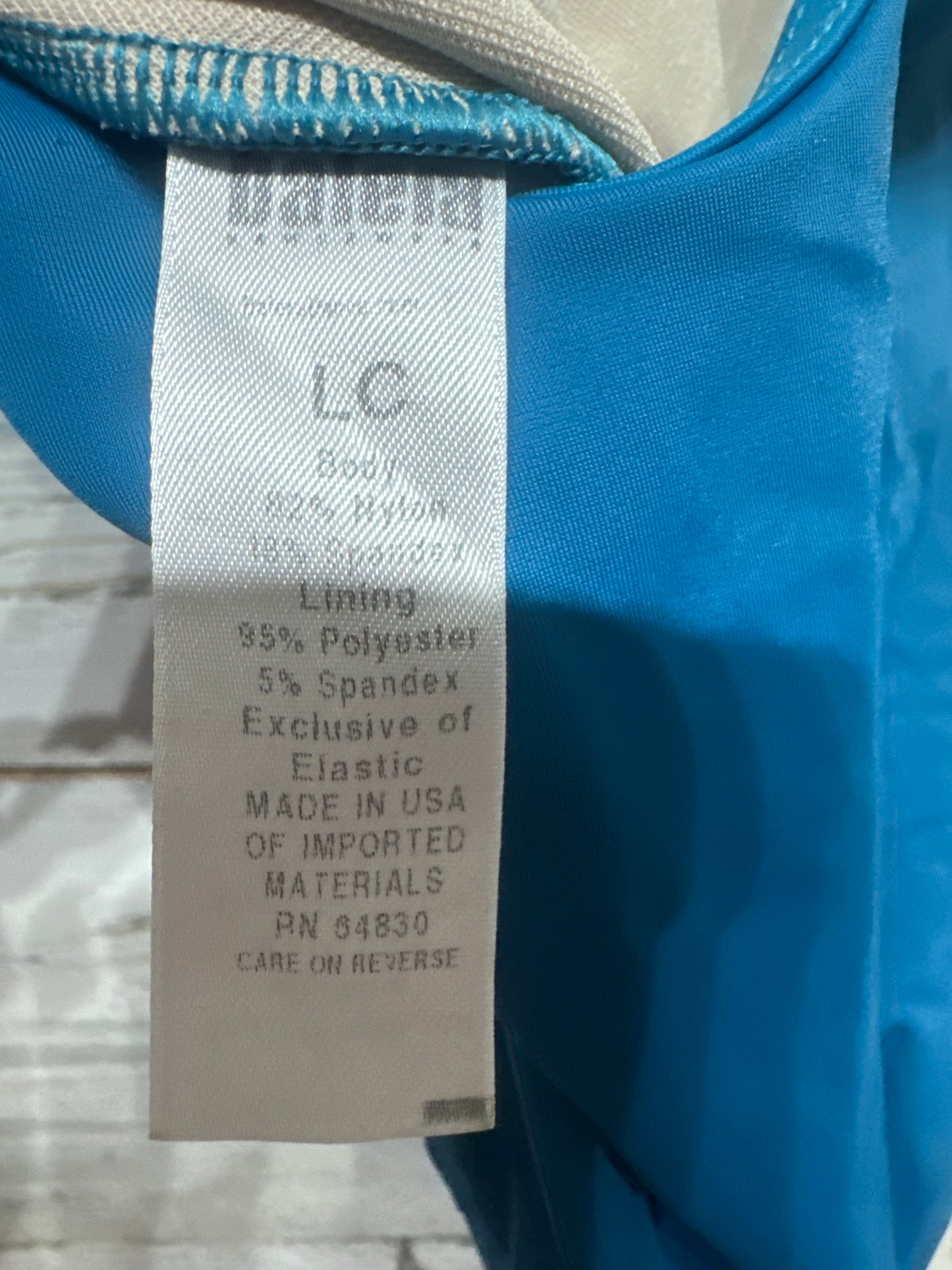 Size LC (Large Child) Balera Turquoise Leotard - Very Good Used Condition