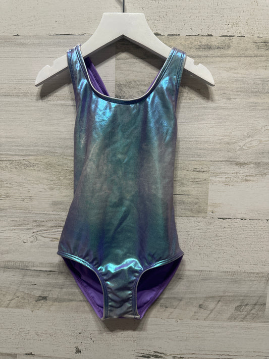 Girls Size 4/5 XS More Than Magic Shiny Leotard - Good Used Condition