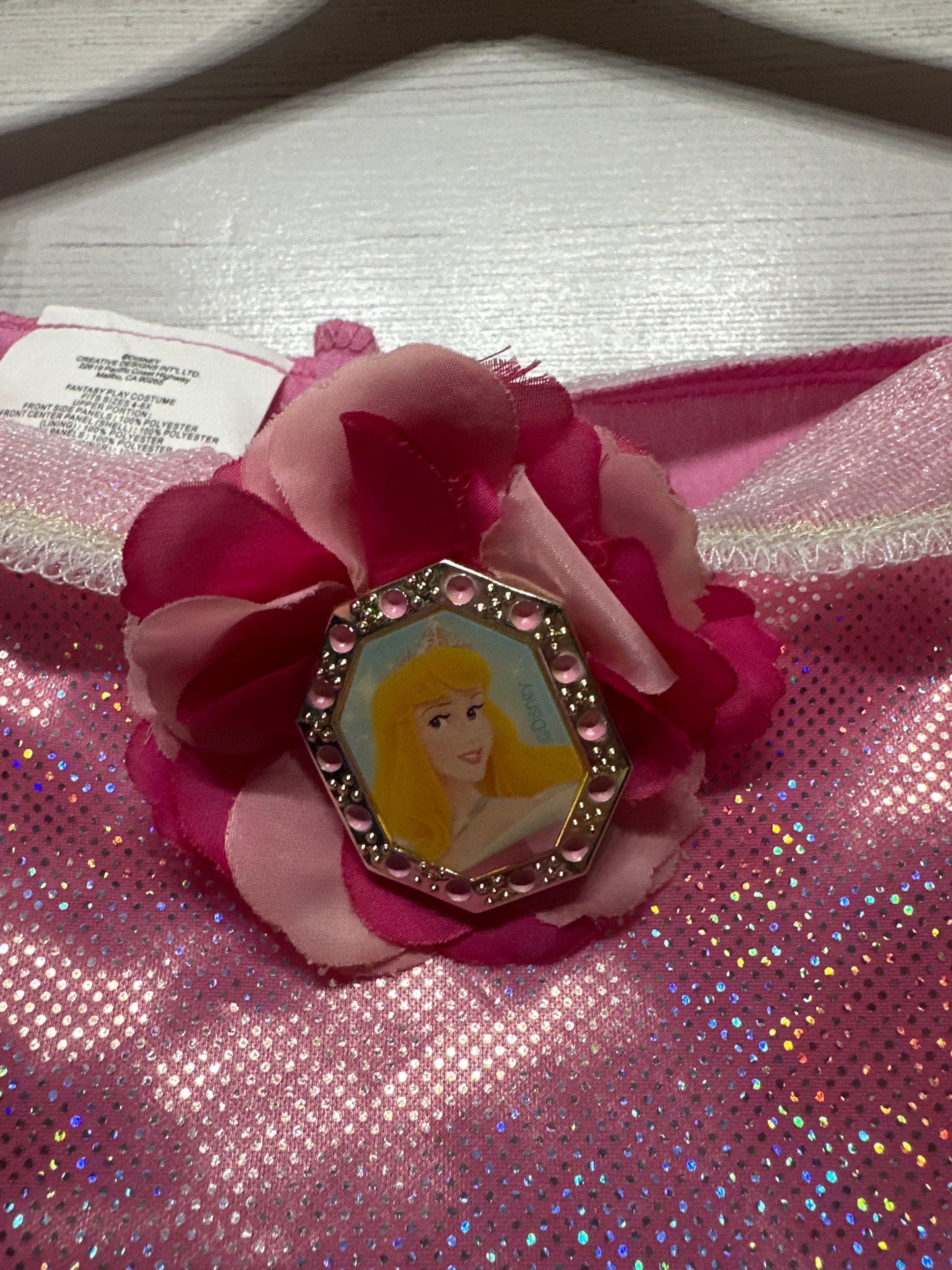 Disney Princess Aurora Dress Sizes 4-6 VGUC