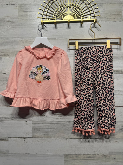 Girls Size 2 Outfit Set - Good Used Condition