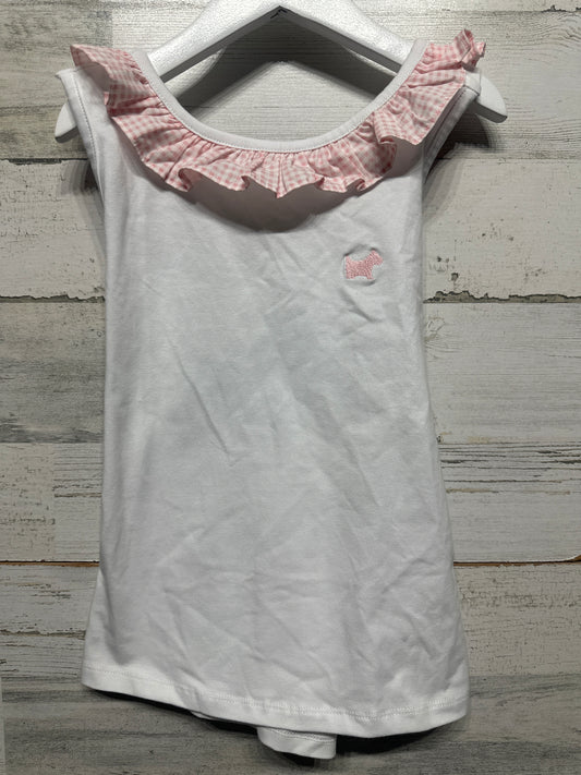 Girls Size 8 Sal + Pimenta Ruffle Collar Tank Top - New With Tags