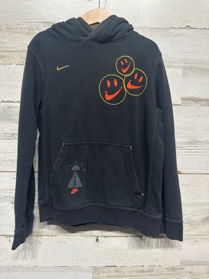 Boys Size Small (Fits Like 6/7) Nike Smiley Face Hoodie - Good Used Condition