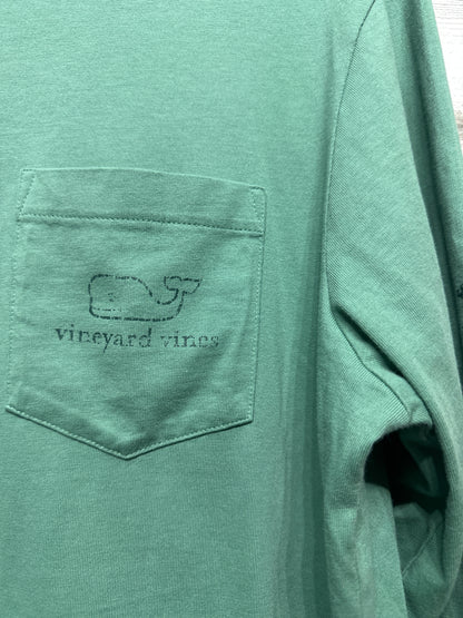 Vineyard Vines Men’s Medium Green Long Sleeve Shirt VGUC