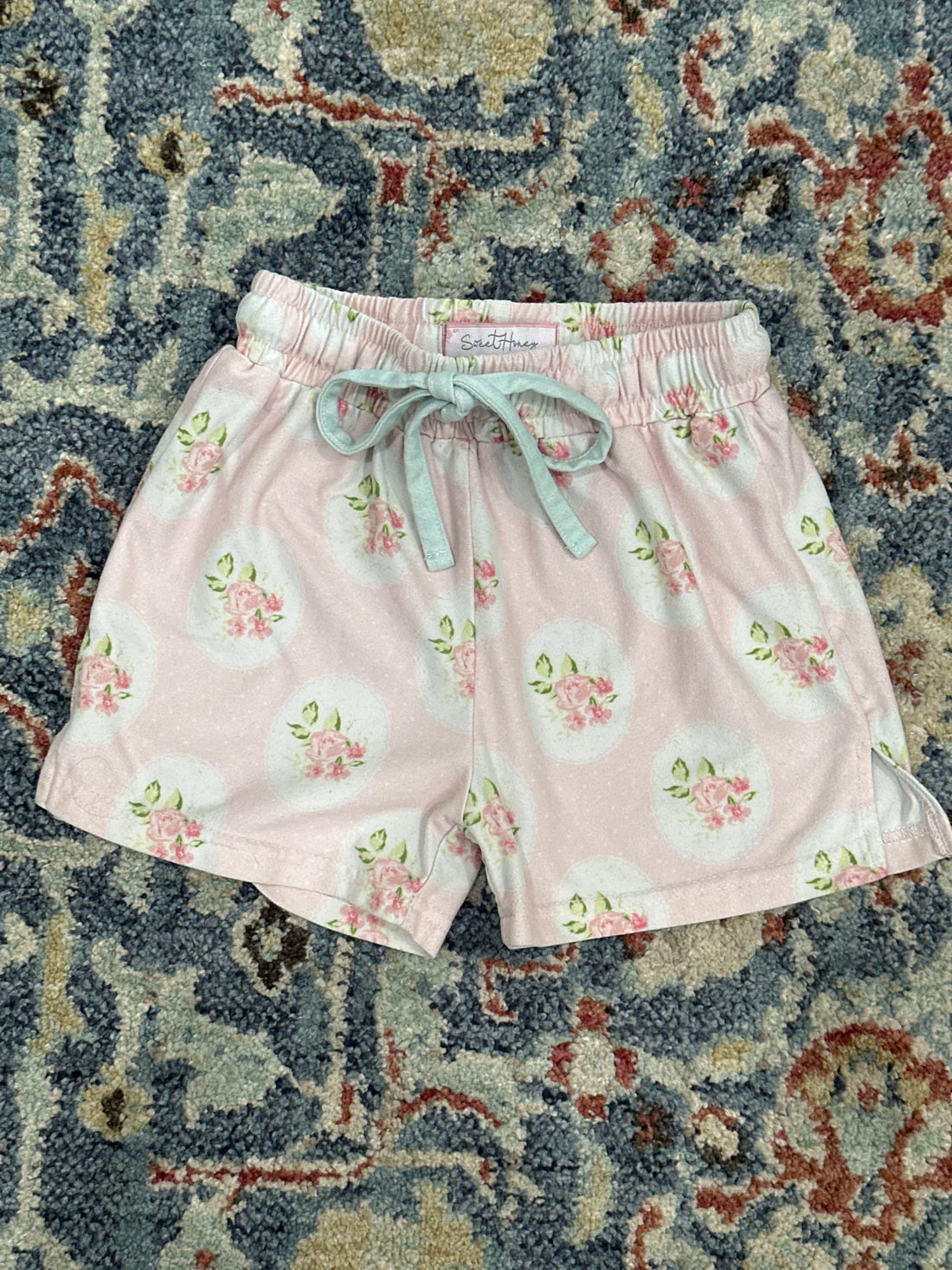 Sweet Honey Floral Shorts Girls Size 6 VGUC
