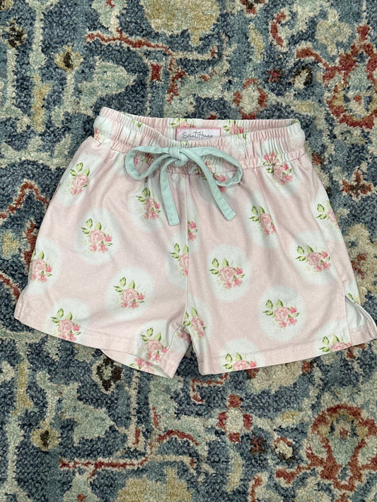 Sweet Honey Floral Shorts Girls Size 6 VGUC