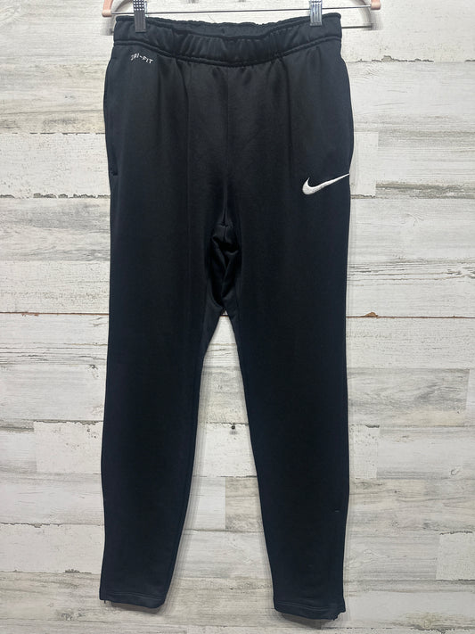 Nike Men’s Medium Black Drifit Pants Zip Pockets Zip Ankles VGUC