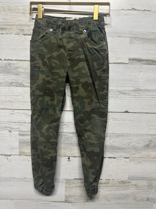 Boys Size 7 Levi's Jogger Camo Pull On Pants - Good Used Condition*
