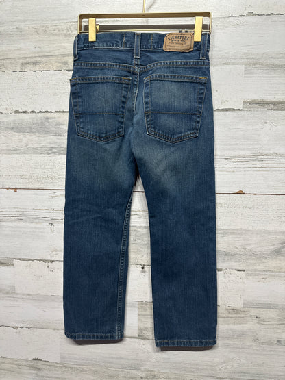 Boys Size 8 Regular Slim Straight Fit Adjustable Waist Jeans - Very Good Used Condition