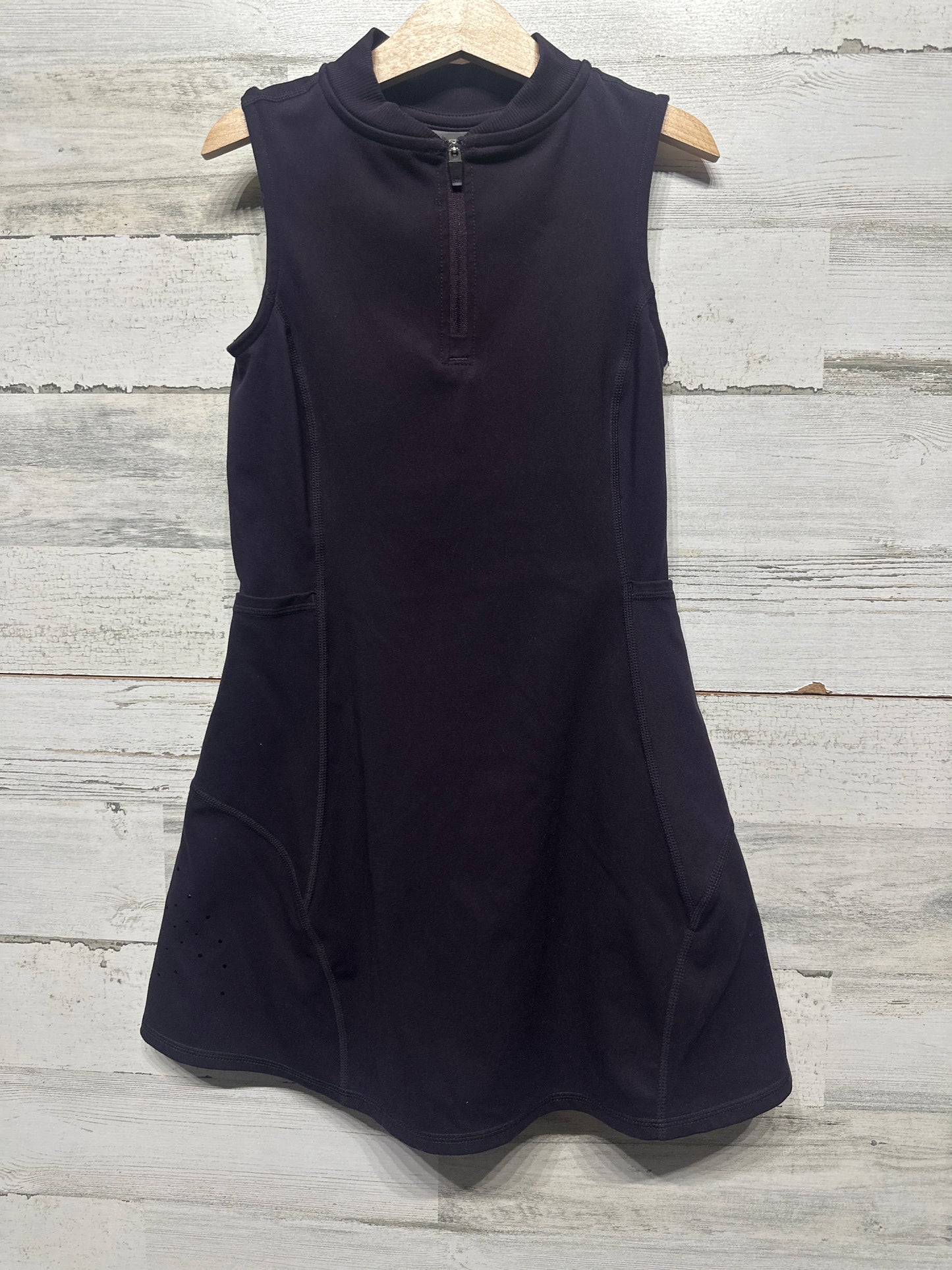 Girls Size 8-10 Medium Zella Plum Active Dress - Very Good Used Condition