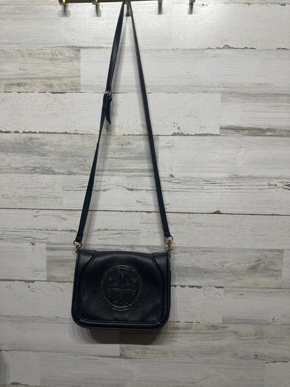 ToryBurch Crossbody Black Leather Purse - Good Used Condition
