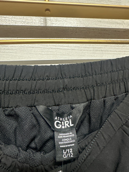 Girls Size 12 (Large) Athleta Girl Good Days Pants in Black - New With Tag