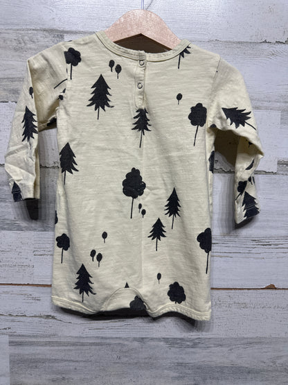 Rylee + Cru Tree Romper 12-18m VGUC