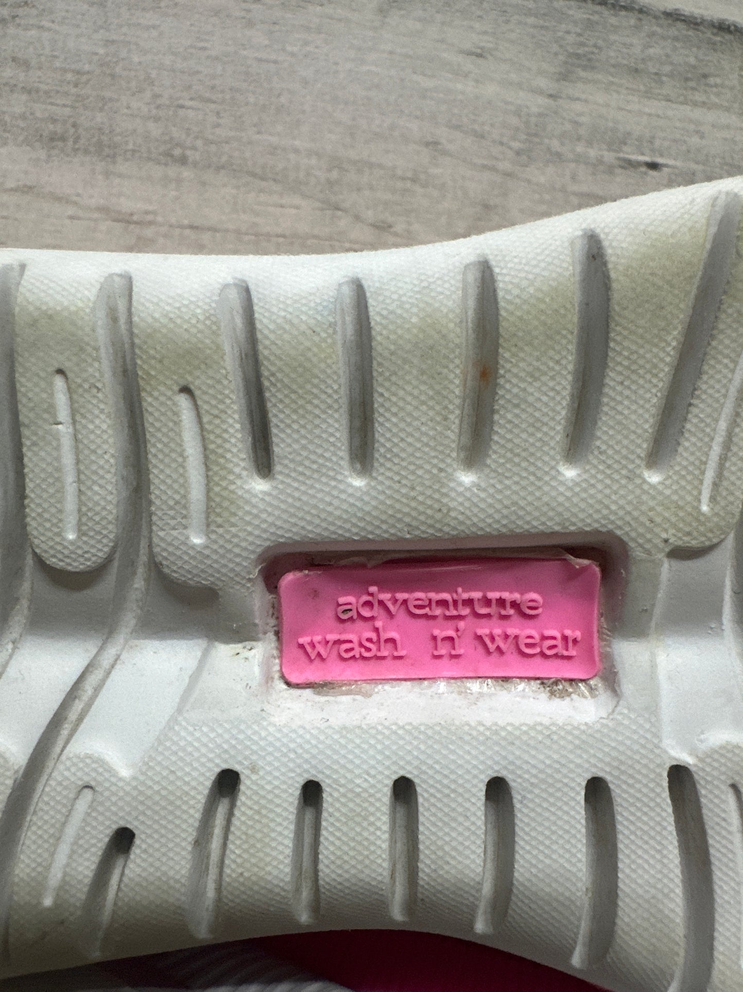 Size 3 (Youth) AdventureWear Pink Wash and Wear Shoes - Good Used Condition