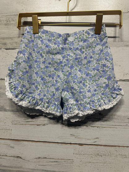 Girls Size 2t Blue Liberty Floral Shorts - Very Good Used Condition