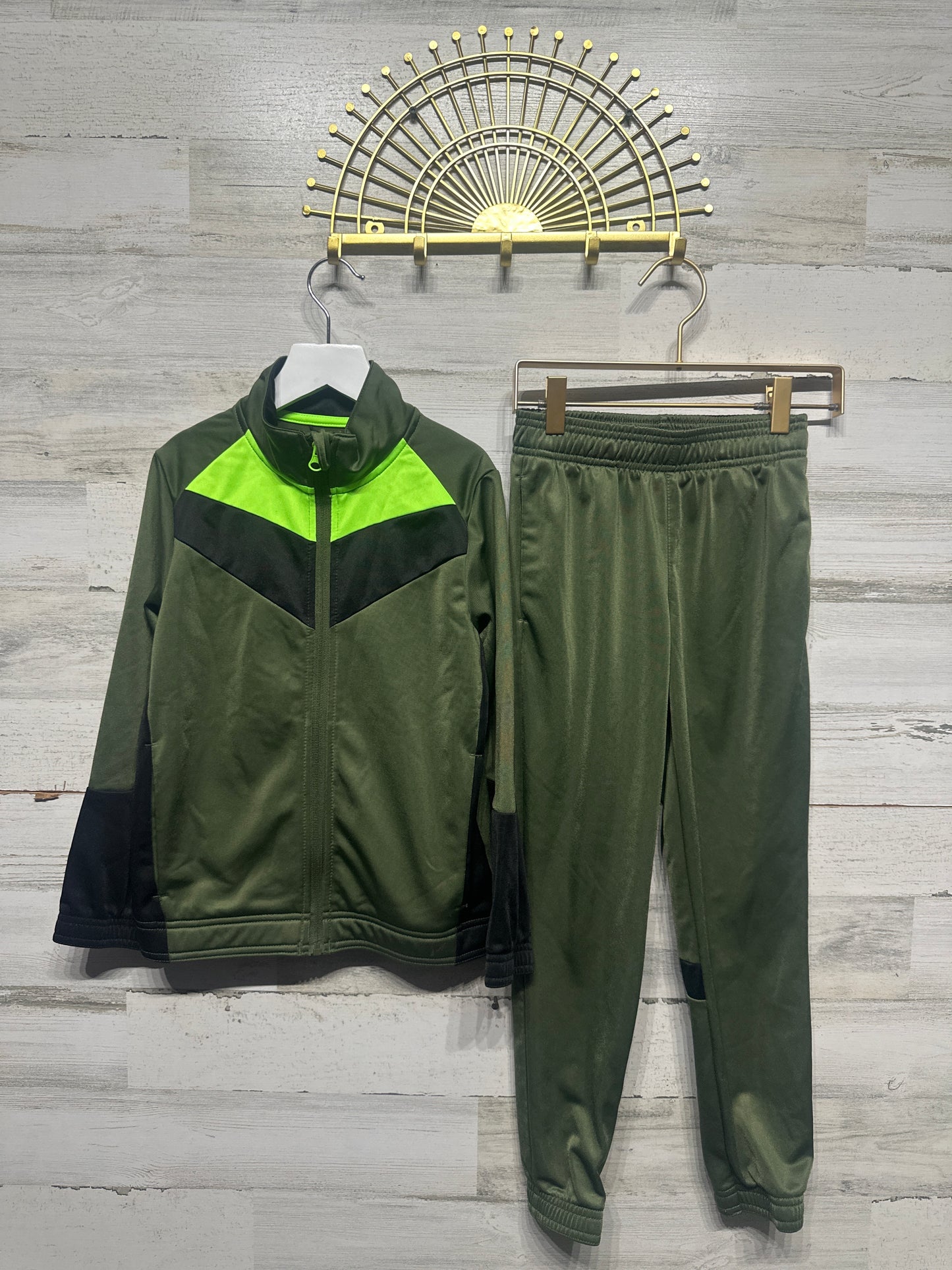 Athletic Works Jacket and Pants Set Boys Size Medium 8 VGUC