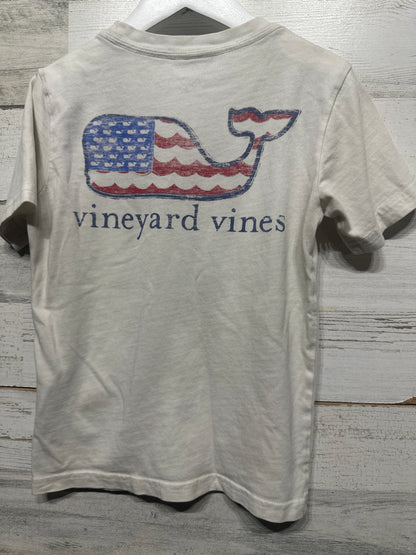 Boys Size 4t Vineyard Vines Patriotic Whale Pocket Tee - Play Condition**