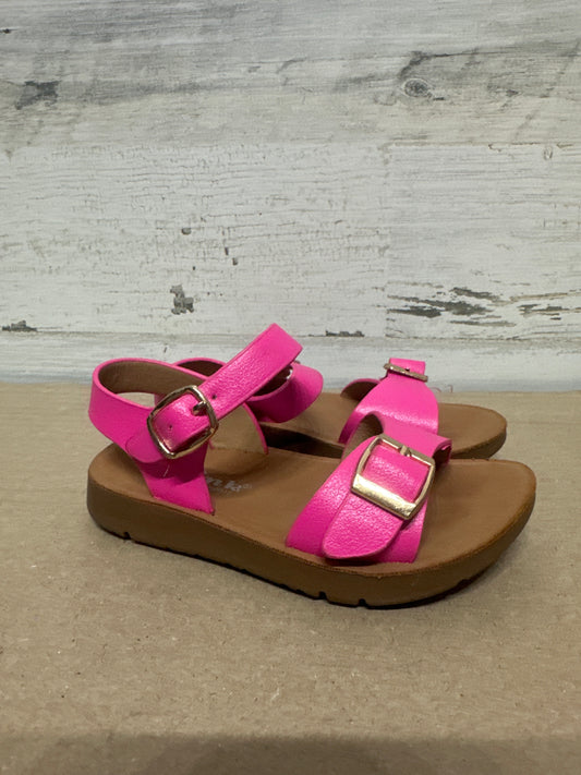 Size 6 Toddler Link Pink Sandals - Very Good Used Condition