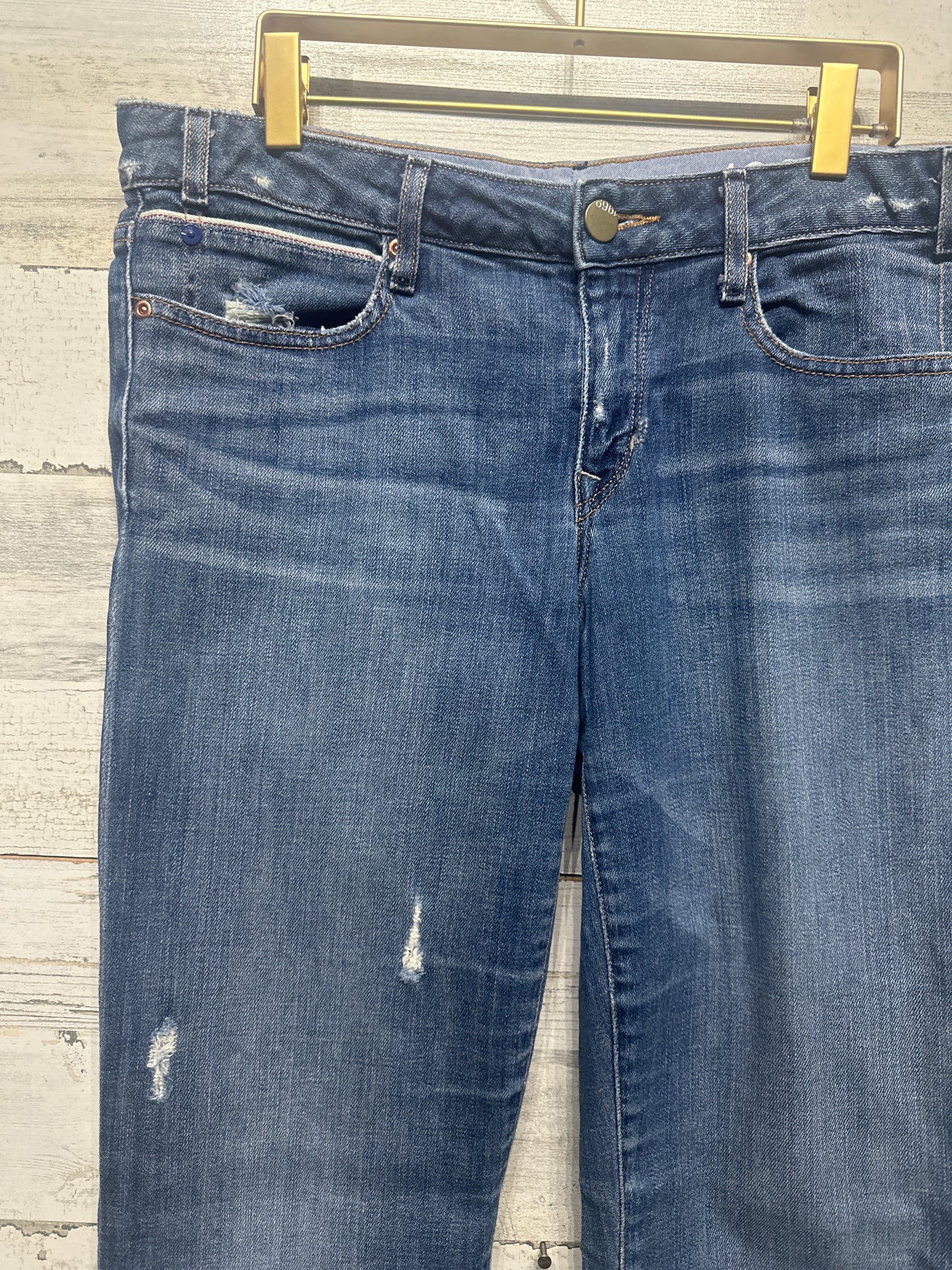 Women's Size 10/30 Gap 1969 Destructed Medium Wash Sexy Boot Jeans - Good Used Condition