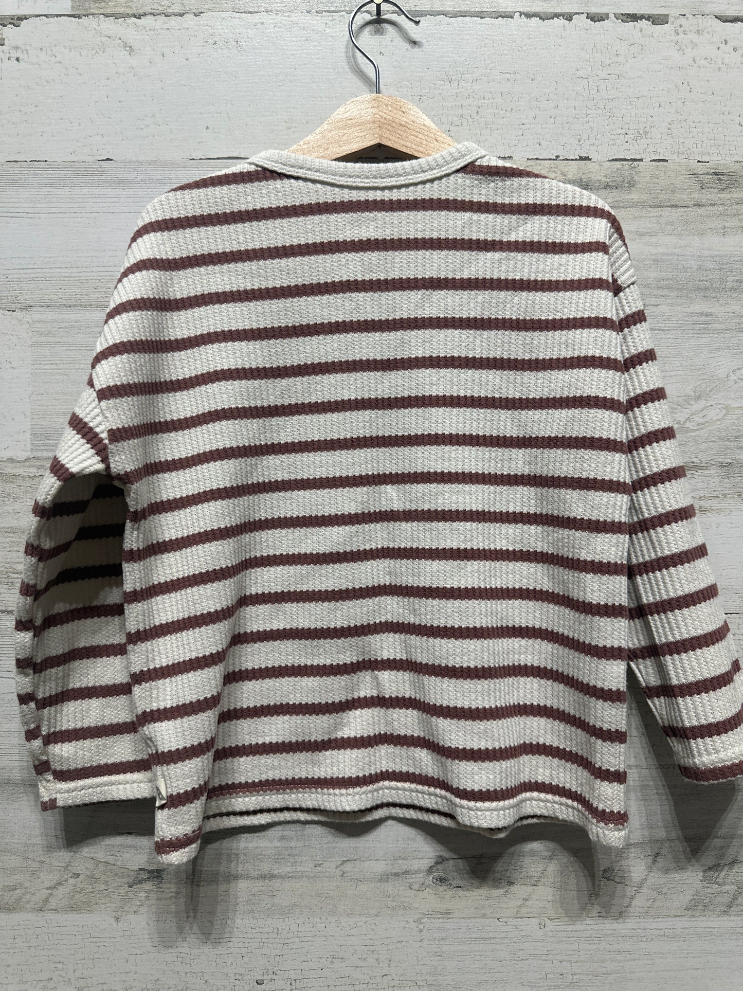 Size 5t Easy Peasy Boxy Oversized Thermal Striped Shirt - Very Good Used Condition