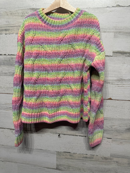 Girls Size 10 (Medium) Sugar & Jade Rainbow Sweater - Very Good Used Condition