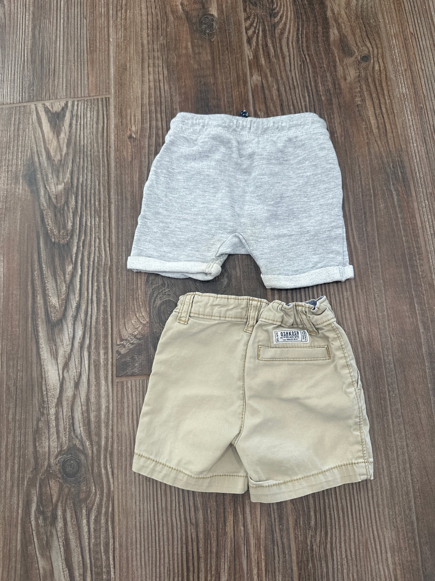 Boys Preowned Size 9-12m Shorts Lot (2 pair) - Good Used Condition