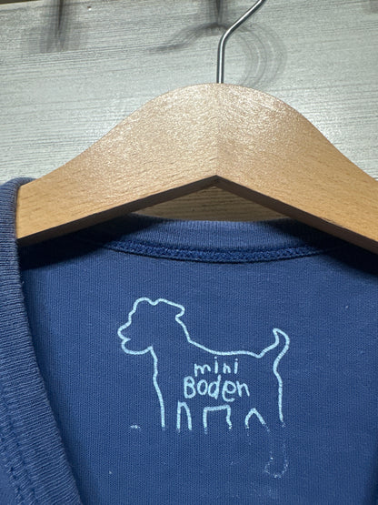 Mini Boden Color Block Pocket T-Shirt - Boys Size 12-13 Years - Very Good Used Condition