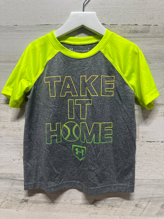 Boys Size 5 Under Armour Heatgear Shirt - Good Used Condition