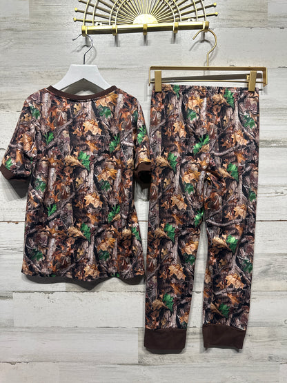 Size 7-8 Camo PJ Set - Very Good Used Condition