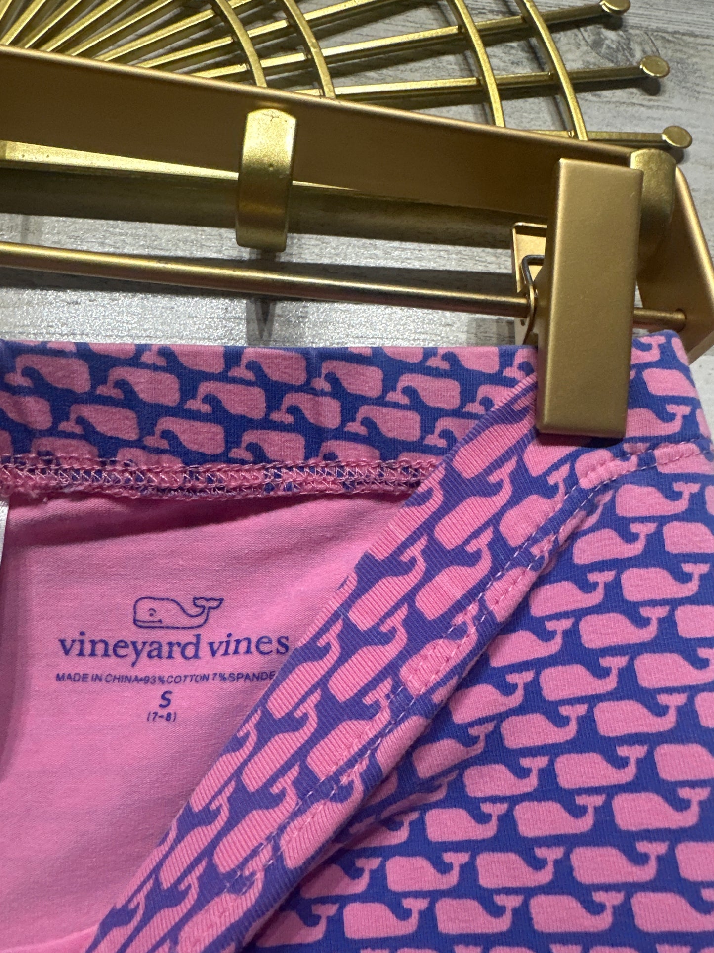 Girls Preowned Size 7-8 Small Vineyard Vines Leggings - Very Good Used Condition