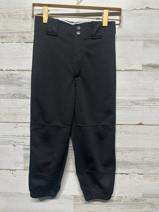 Boys Size Youth Small Rawlings Black Baseball Pants - Very Good Used Condition