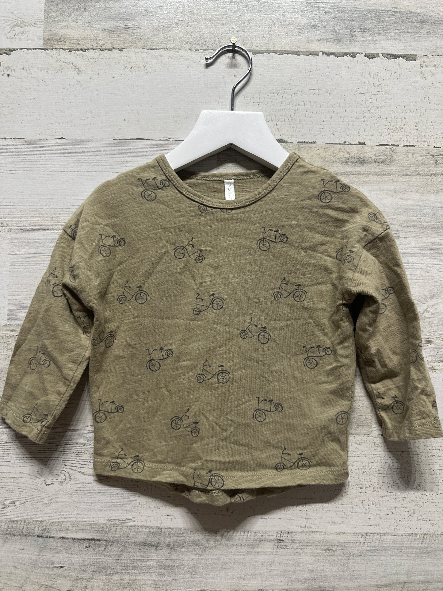 Boys Size 12-18m Rylee and Cru Bicycle Shirt - Good Used Condition