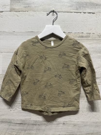 Boys Size 12-18m Rylee and Cru Bicycle Shirt - Good Used Condition