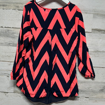 Girls Size Small Moa Moa Chevron Shirt - Good Used Condition