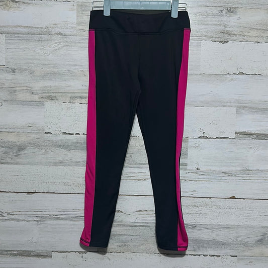 Girls Size 10 Athletic Works black and pink active leggings -  good used condition