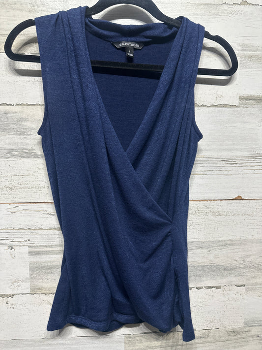 Women’s Medium 41 Hawthorn Sleeveless Soft Navy Blue Shirt - Very Good Used Condition