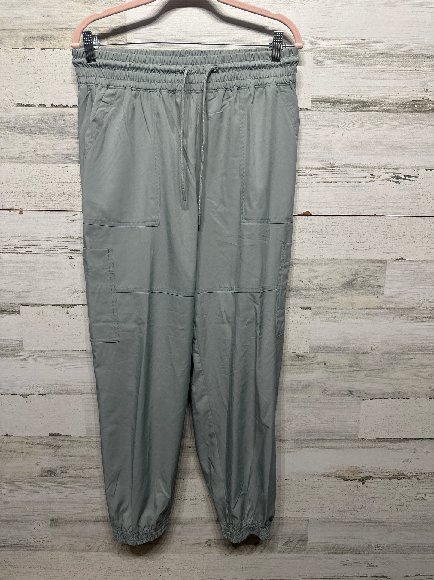 Women's Size Medium Old Navy Stretch Tech Joggers - Sage Green - Very Good Used Condition
