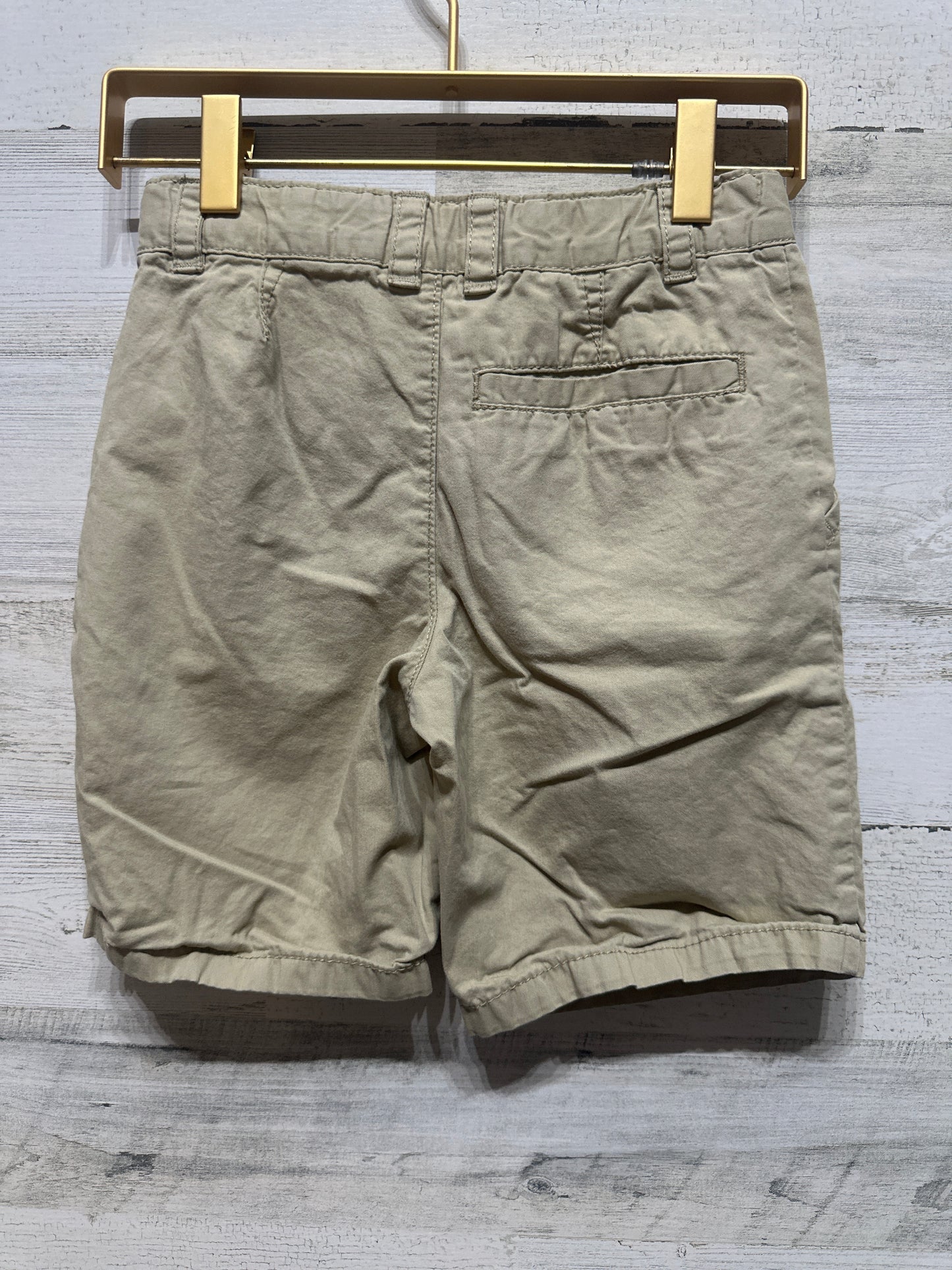 Boys Preowned Size 7 Cat & Jack Khaki Adjustable Waist Shorts - Play Condition**