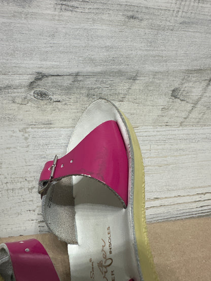 Girls Size 9 Toddler Sun San Surfers Sandals - Good Used Condition