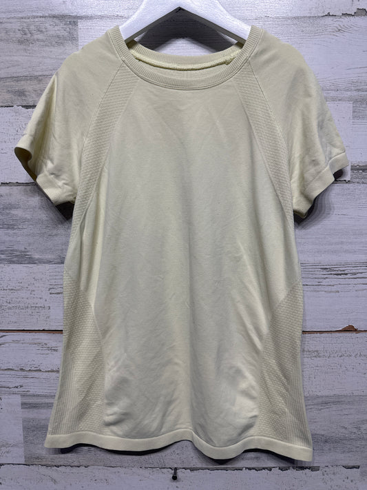 Active Shirt Light Yellow Fits Like Girls 8 VGUC