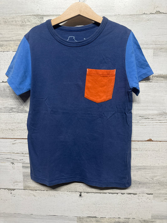 Mini Boden Color Block Pocket T-Shirt - Boys Size 12-13 Years - Very Good Used Condition