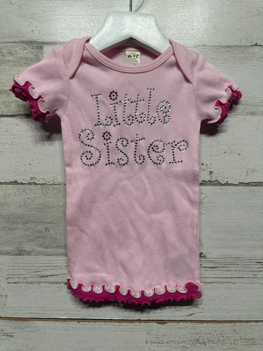 Size 24m SoSoELise Little Sister Rhinestone Shirt - New With Tags