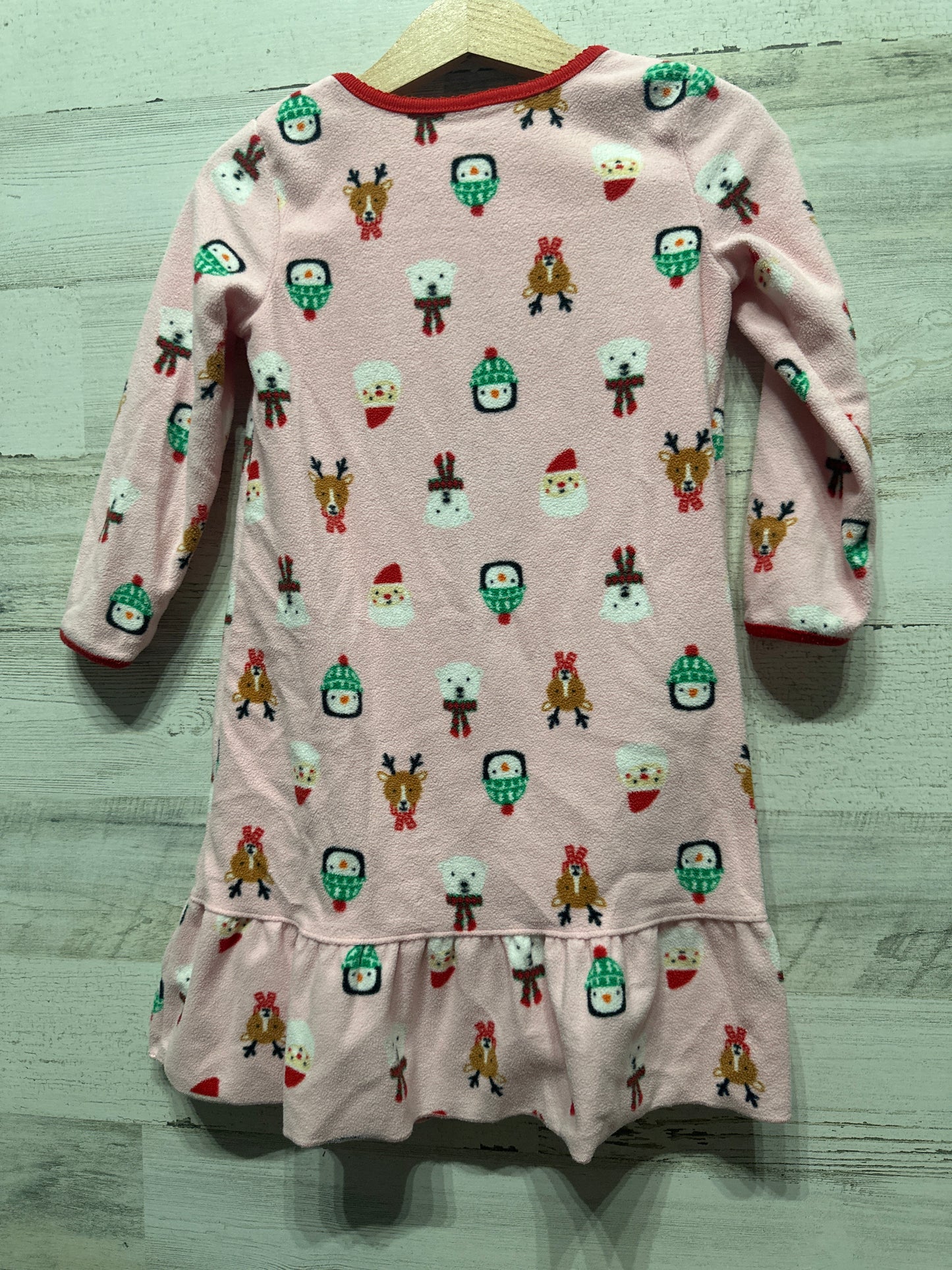 Girls Size 2t Carter’s Fleece Holiday Nightgown - Good Used Condition