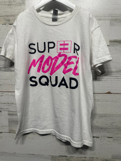 Girls Size Small (Youth) Super Model Squad T-Shirt - Good Used Condition