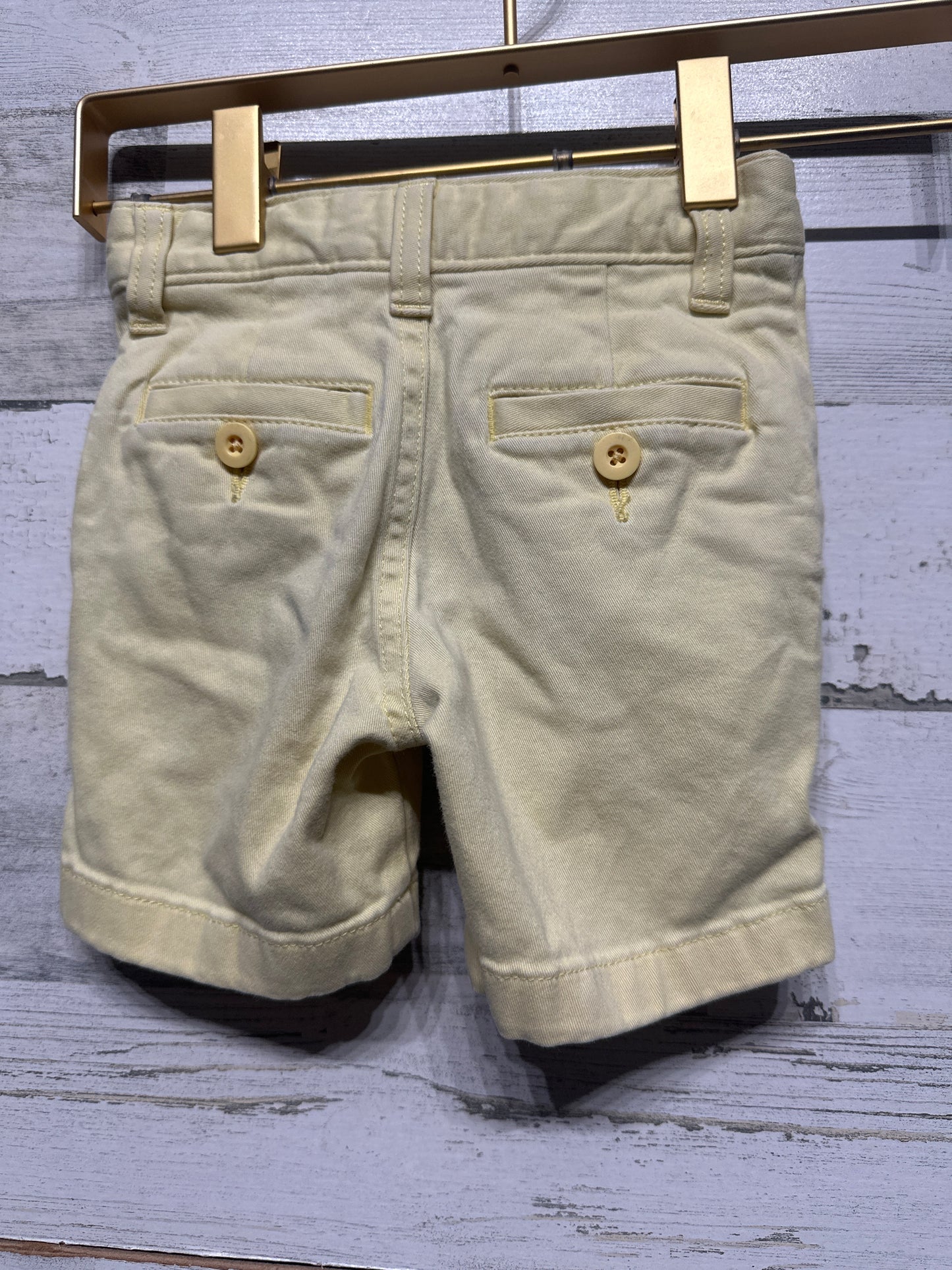 Boys Size 2t Class Club Modern Fit Yellow Shorts With Adjustable Waist - Good Used Condition