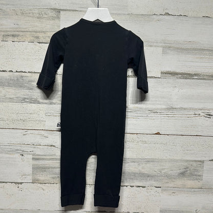 Boys Size 12-18m Rags Modal Blend Black Romper - Good Used Condition