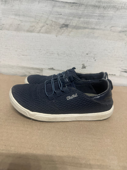 Size 13 (Little Kid) Olukai Navy Slip On Shoes - Good Used Condition