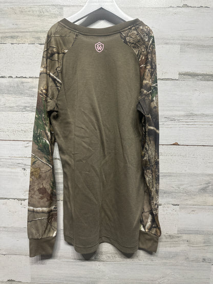 Women’s Medium Game Winner Camo Long Sleeve Shirt - Very Good Used Condition