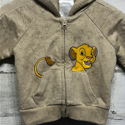 Boys Size 0-3m Disney Baby Lion King Jacket - Very Good Used Condition