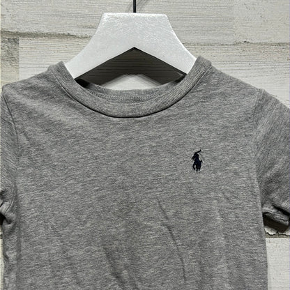 Boys Size 24m Ralph Lauren Grey T-Shirt - Good Used Condition