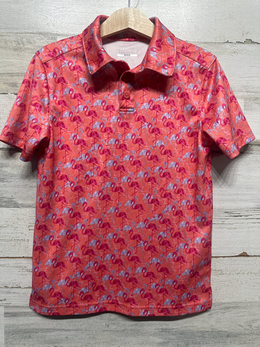 Size 6-7 (XS) BCG Golf Flamingo Polo Shirt - Very Good Used Condition